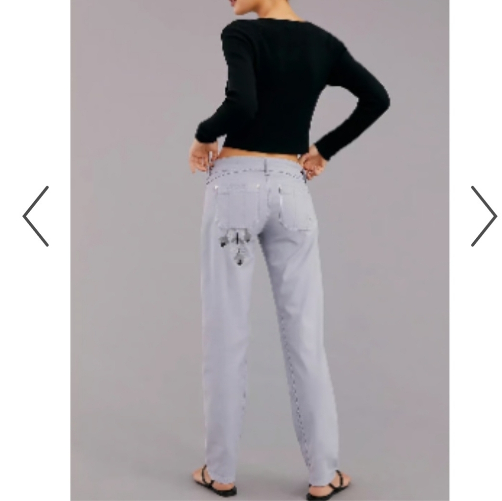 Anthropologie Pilcro Wanderer Boho Embroidered Pants - Picture 2 of 11